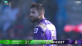 Muhammad Amir wicket on last ball