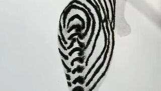 Easy to create tiger sketch