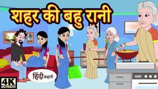 शहर की बहू रानी - hindi kahaniya _ story time _ saas bahu _ funny _ comedy _ new story _ moral story(720P_HD).