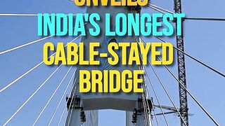 'Stunning'_ PM Modi Heaps Praise On India's Longest Cable-stayed 'Sudarshan Setu'.