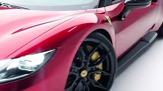 What kind of red is that?#novitec #ferrari #296 #gtb #carbon #exhaust #nf11 #wheels #vossen #red #?