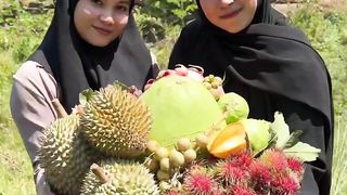 harvest and juice various types of fruit