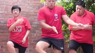 Mum and dad impresses son????