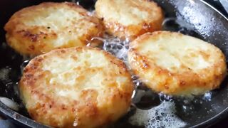 fried potato pancake donut style