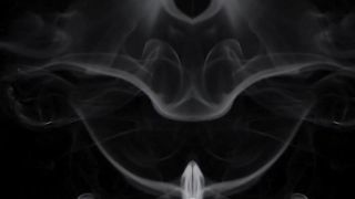 Abstract smoke on a black background