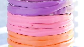 Rainbow cake sprin ke golden star