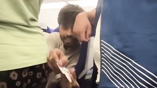 Try to impressing airhost..