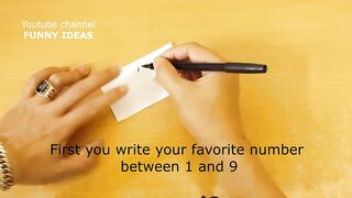 Amazing Magic Trick With Numbers