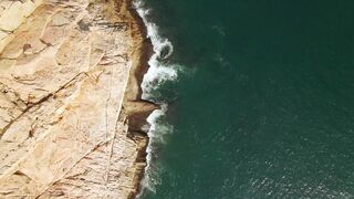 Cliff beach