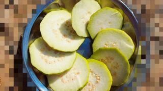 Eating guava in desi style