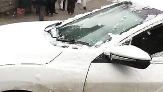 Havy snowfaling at Muree