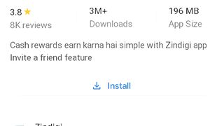 Zindagi app earning app review