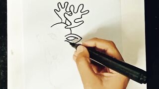 Oil pastels drawing|How To Draw A Deer ????|Easy and simple techniques for beginners