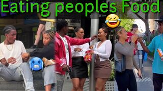Eat people's food in public