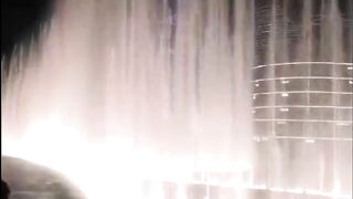 Dubai Dancing Fountain Front Of Burj Khalifa