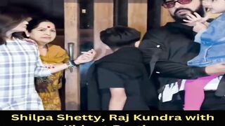 Shilpa Shetty, Raj Kundra with Kids at Bastian #shilpashetty #shorts #viral #youtubeshorts #trending #shortvideo #ytshorts