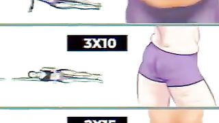 Exercises for the buttocks and abdomen