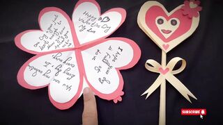 Easy and beautiful card for valentines day / valentines day card making very easy ❤ DIY ❤ 2024