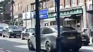 Maybe He Forgot to Close the Car Door