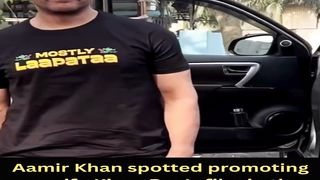 Aamir Khan spotted promoting ex-wife Kiran Rao's film in the city #aamirkhan #shorts #short #trending #viral #bollywood #shortvideo
