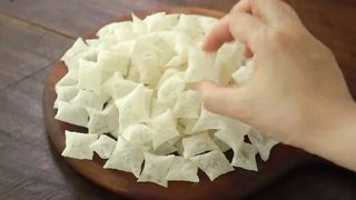 Rice Paper Recipe, Balloon Rice Snack.