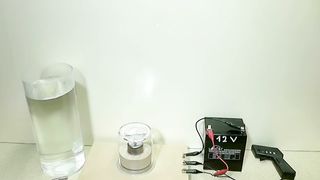 Vortex created by the mechanical movement of rotating magnets