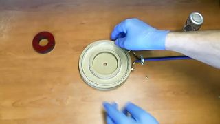 Rotation Liquid Mercury generated by a magnetic field