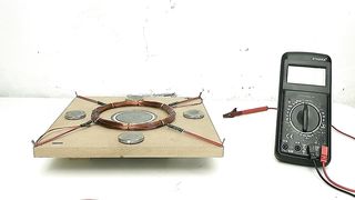 Magnetic levitation with neodymium magnets and coil, DC volts