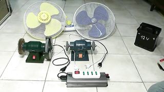 Inverter 12V 220V modified power supply system