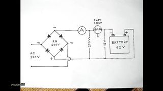 Homemade battery charger constant current test