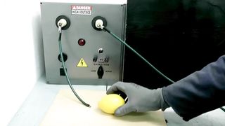 High Voltage Arc, fruit tests