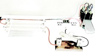 AC versus DC load breaking comparison with a knife switch
