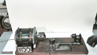 230V induction motor and DC generator, magical neodymium magnets energy (new HD version)