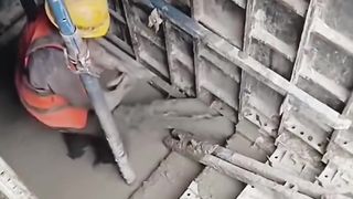 The Hidden Menace of Watery Concrete_ Avoiding Disaster in Construction #concretetechnology.