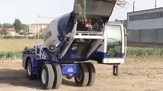 Concrete Mixer Magic_ Easy Trucks for Ultimate Versatility #concretetechnology.
