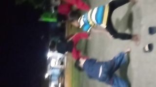 Little boys taking part in martial arts training