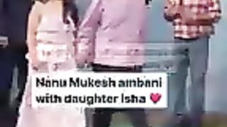 Isha Ambani and her husband