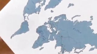 The actual size of countries