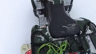 It's like wakeboarding, but in the snow! ????????️ I