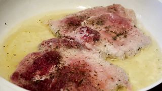 very good meat that sparkles