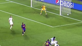 Messi Fell and Score Goal