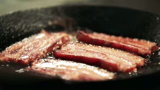 well grilled bacon enjoy