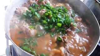 chicken and chives soon ready for the table
