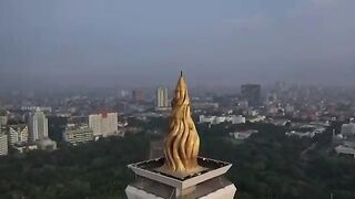 The Corona virus makes Jakarta look like a ghost town