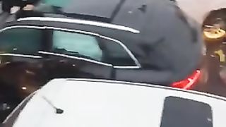 תאונת דרכים עם עשרות רכבים התרחשה בסין