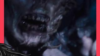 Uma cena de filme sinistra