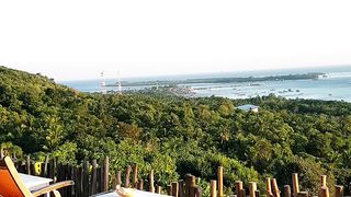the widest place for the eye to see, the place where the previous villagers watched when the pirates attacked