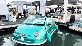 A little Italy in Miami with these Fiat 500 Offshores