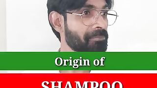 Origin of shampoo