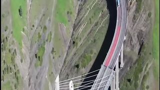 Exploring the Unconventional-Bridges Connecting Mountains Instead of Rivers! ????????️.